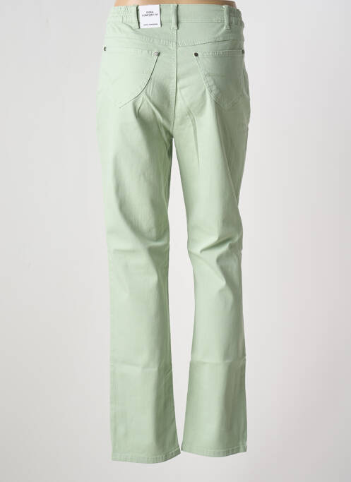 Jeans coupe slim vert ANNA MONTANA pour femme