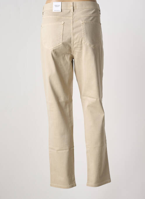 Jeans skinny beige ANNA MONTANA pour femme