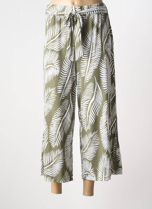Pantalon 7/8 vert MARBLE pour femme