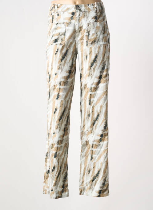 Pantalon flare beige EVA KAYAN pour femme