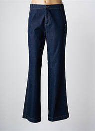 Jeans coupe large stretch taille normale bleu EVA KAYAN femme