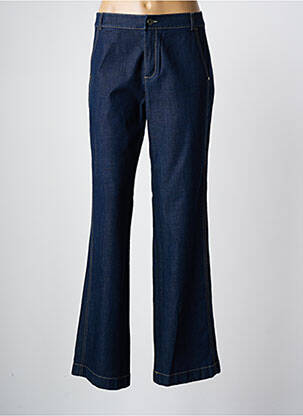 Jeans coupe large stretch taille normale bleu EVA KAYAN femme