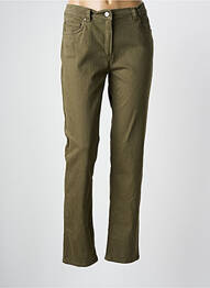 Jeans coupe slim stretch taille normale vert ANNA MONTANA femme
