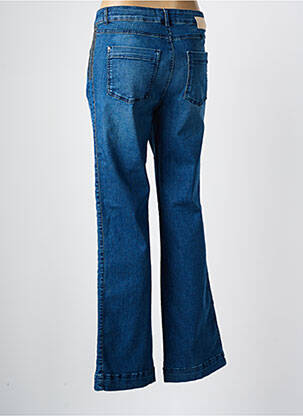 Jeans coupe droite stretch taille normale bleu EVA KAYAN femme
