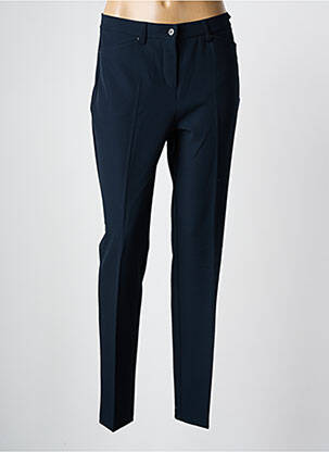 Pantalon slim stretch taille normale bleu ANNA MONTANA femme