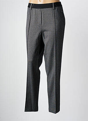 Pantalon droit stretch taille normale gris ANNA MONTANA femme