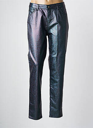 Pantalon droit stretch taille normale noir EVA KAYAN femme