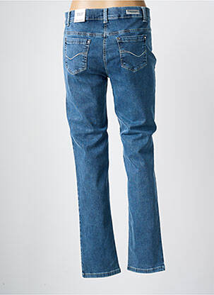 Jeans coupe slim stretch taille normale bleu ANNA MONTANA femme