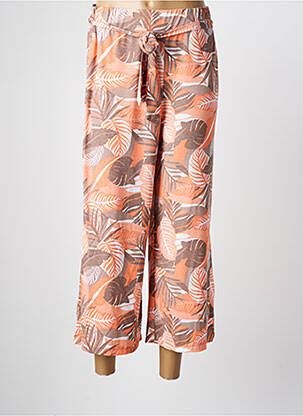Pantalon 7/8 stretch taille normale orange MARBLE femme