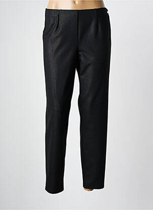 Pantalon slim taille élastique taille normale noir FRANK WALDER femme