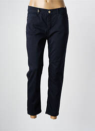 Pantalon 7/8 stretch taille normale bleu ANNA MONTANA femme