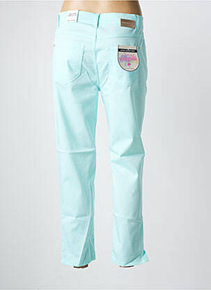 Pantalon 7/8 stretch taille normale bleu clair ANNA MONTANA femme