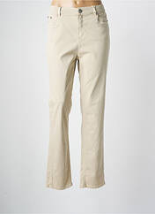 Pantalon droit beige ANNA MONTANA pour femme seconde vue