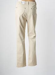 Pantalon droit beige ANNA MONTANA pour femme seconde vue