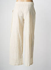 Pantalon large beige MD'M pour femme seconde vue