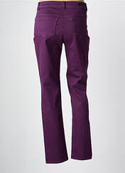 Pantalon slim violet ANNA MONTANA pour femme seconde vue