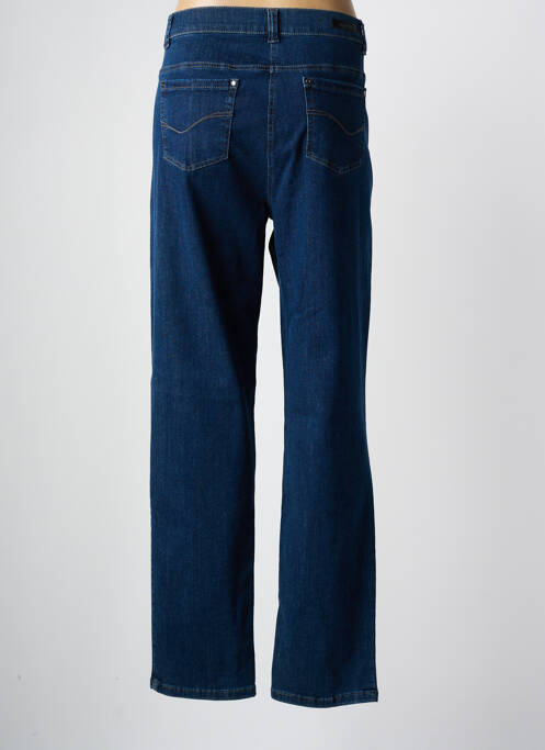 Jeans coupe droite bleu ANNA MONTANA pour femme