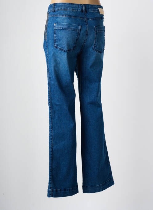 Jeans coupe droite bleu EVA KAYAN pour femme