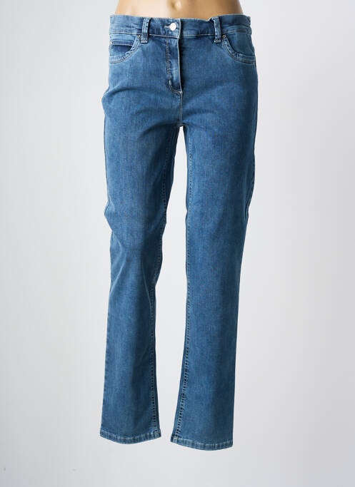 Jeans coupe slim bleu ANNA MONTANA pour femme