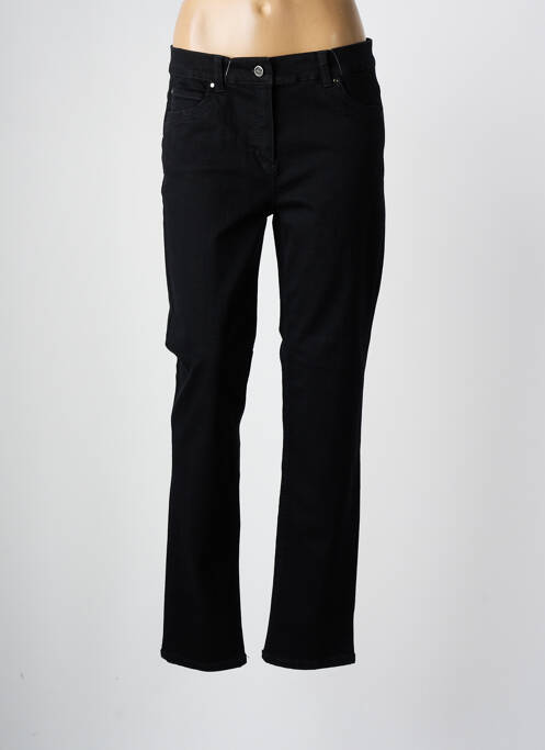 Jeans coupe slim noir ANNA MONTANA pour femme