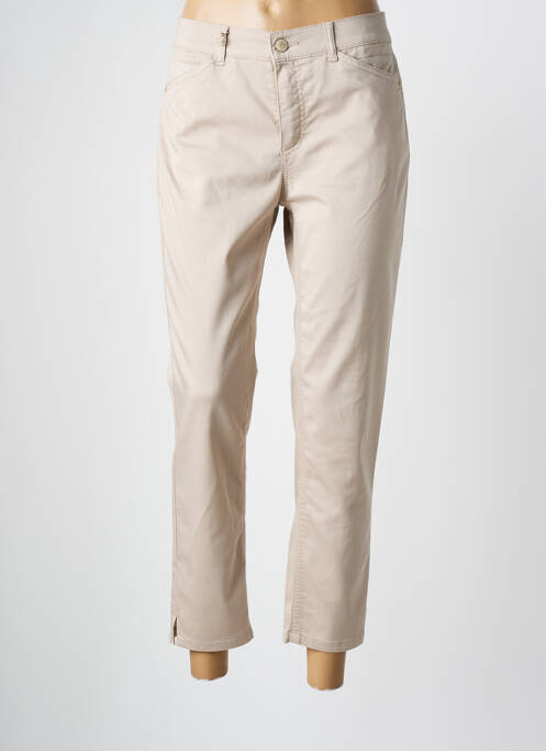Pantalon 7/8 beige ANNA MONTANA pour femme