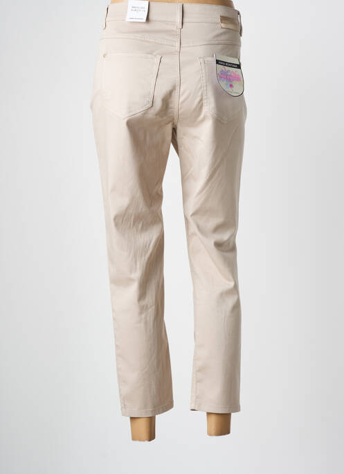 Pantalon 7/8 beige ANNA MONTANA pour femme