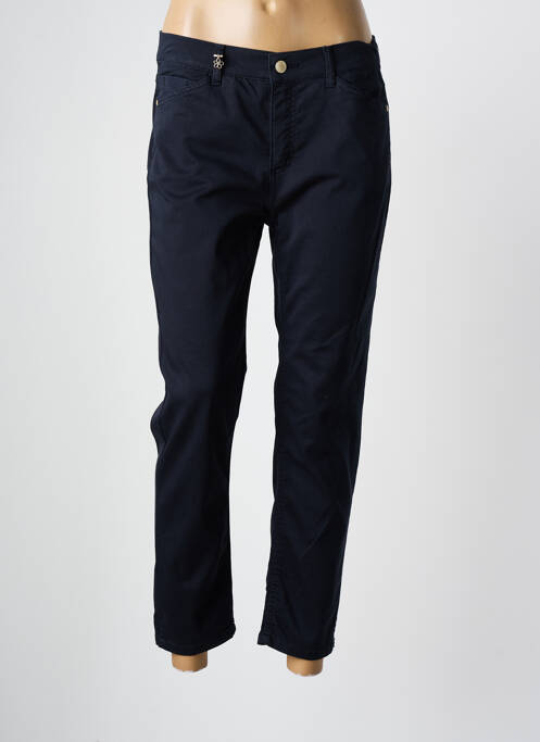 Pantalon 7/8 bleu ANNA MONTANA pour femme