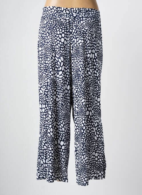 Pantalon large bleu MARBLE pour femme