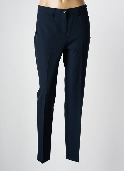 Pantalon slim bleu ANNA MONTANA pour femme