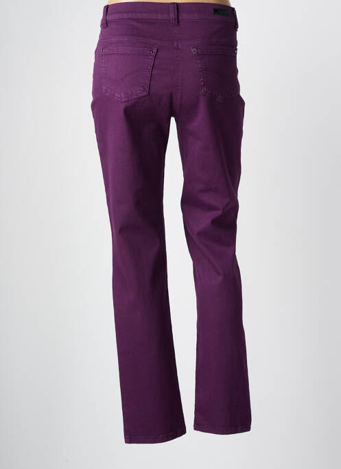 Pantalon slim violet ANNA MONTANA pour femme