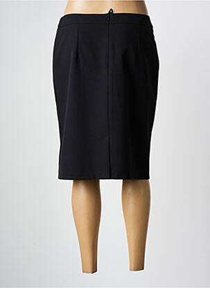 Jupe mi-longue coupe droite noir BARBARA LEBEK femme