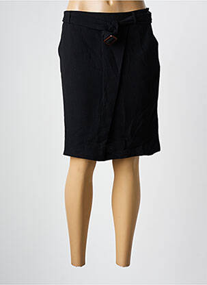Jupe mi-longue coupe droite noir TINSELS femme