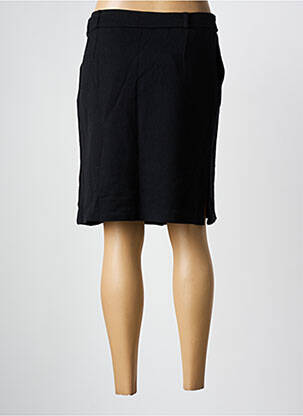 Jupe mi-longue coupe droite noir TINSELS femme