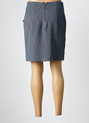 Jupe courte poches bleu EVA KAYAN femme