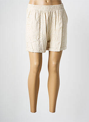 Short coupe droite beige ESQUALO femme