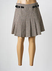 Jupe courte beige MD'M pour femme seconde vue