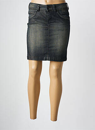 Jupe courte gris PEPE JEANS pour femme