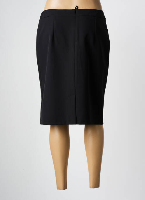 Jupe mi-longue coupe droite noir BARBARA LEBEK femme