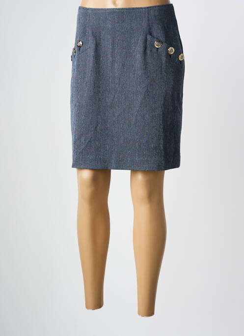 Jupe courte bleu EVA KAYAN pour femme