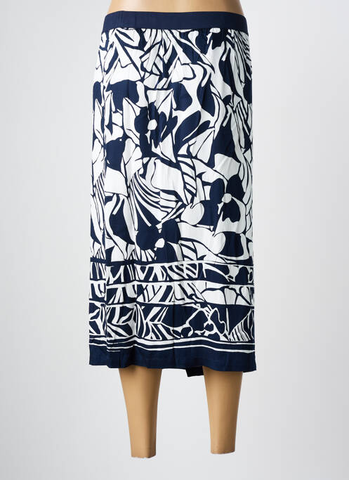 Jupe mi-longue bleu BARBARA LEBEK pour femme