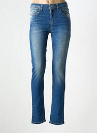 Jeans coupe slim stretch taille haute bleu LTB femme
