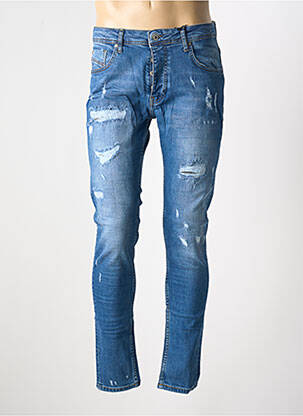 Jeans skinny fermeture boutonnée sur le devant taille normale bleu PROJECT X PARIS homme