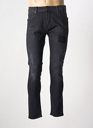 Jeans coupe slim fermeture boutonnée sur le devant taille normale noir TEDDY SMITH homme