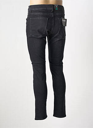 Jeans coupe slim fermeture boutonnée sur le devant taille normale noir TEDDY SMITH homme