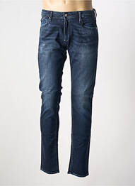 Jeans coupe slim stretch taille normale bleu LE TEMPS DES CERISES homme
