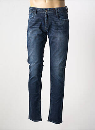 Jeans coupe slim stretch taille normale bleu LE TEMPS DES CERISES homme