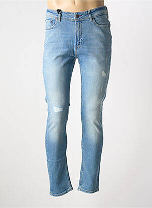 Jeans coupe slim stretch taille normale bleu TEDDY SMITH homme