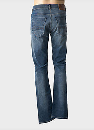 Jeans coupe droite fermeture boutonnée sur le devant taille normale bleu DONOVAN homme