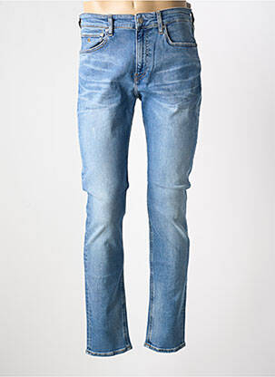 Jeans coupe slim stretch taille normale bleu CALVIN KLEIN homme