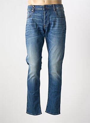 Jeans coupe slim fermeture boutonnée sur le devant taille normale bleu G STAR homme